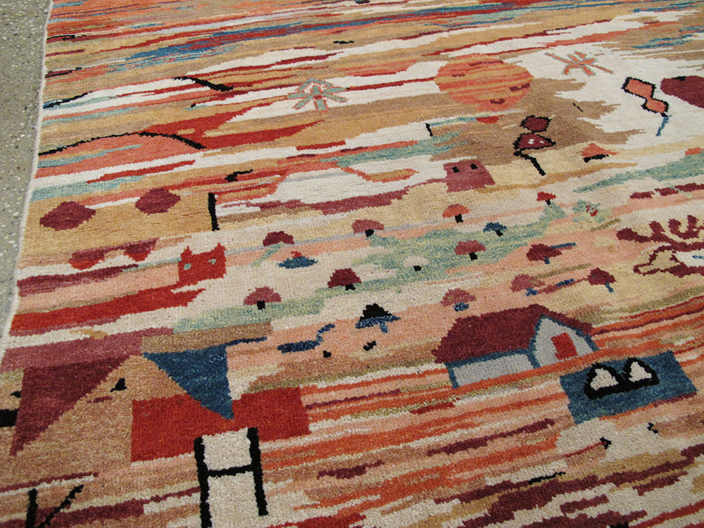 Vintage Turkish Anatolian Accent Rug, No.23629 - Gsblank