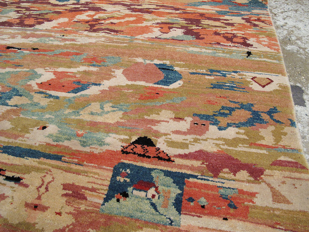 Vintage Turkish Anatolian Accent Rug, No.23629 - Gsblank
