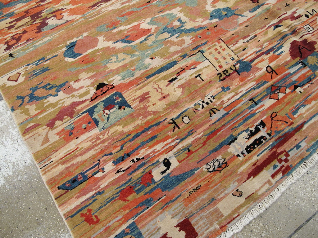Vintage Turkish Anatolian Accent Rug, No.23629 - Gsblank