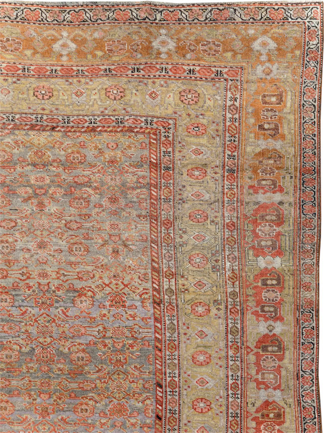 Antique Persian Bidjar Room Size Carpet, No.23633 - Gsblank