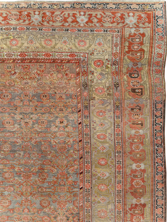 Antique Persian Bidjar Room Size Carpet, No.23633 - Gsblank