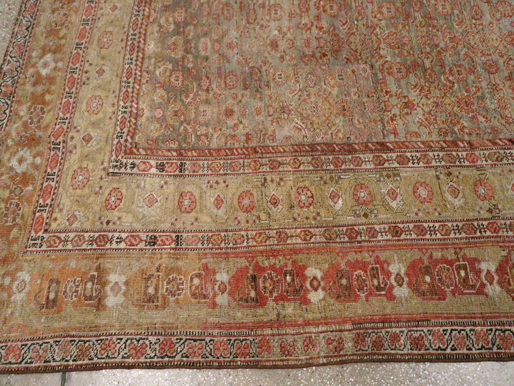 Antique Persian Bidjar Room Size Carpet, No.23633 - Gsblank