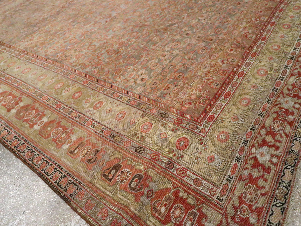Antique Persian Bidjar Room Size Carpet, No.23633 - Gsblank