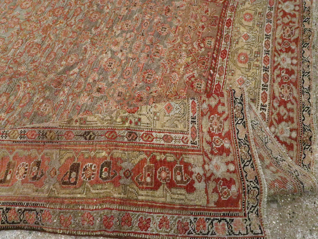 Antique Persian Bidjar Room Size Carpet, No.23633 - Gsblank