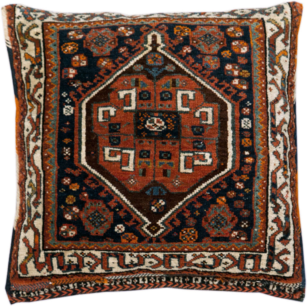 Antique Persian Northwest Bag Face Pillow, No.23640 - Gsblank