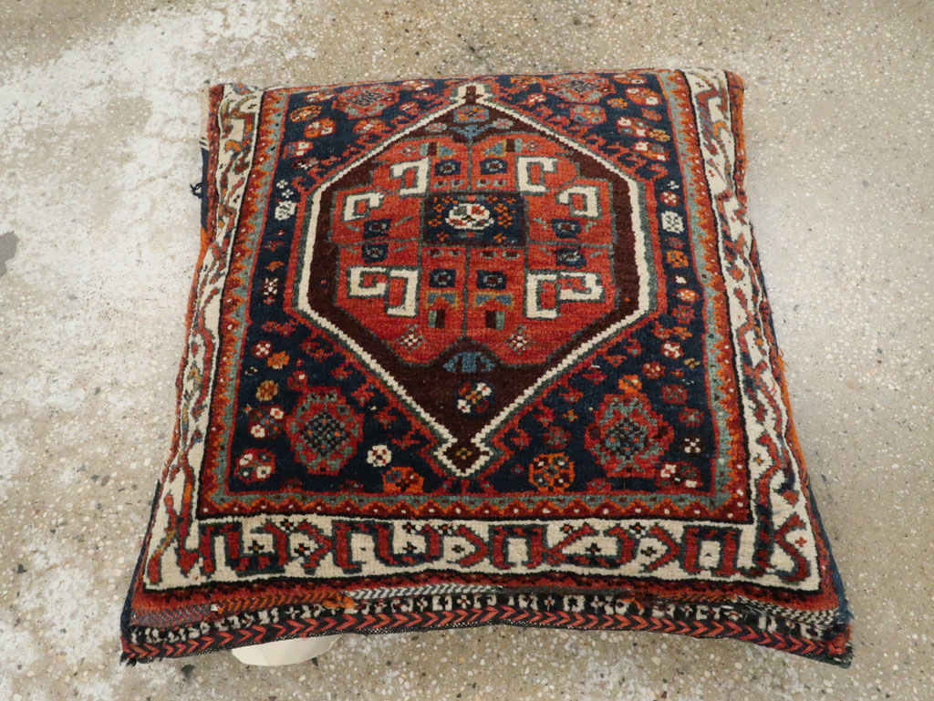 Antique Persian Northwest Bag Face Pillow, No.23640 - Gsblank