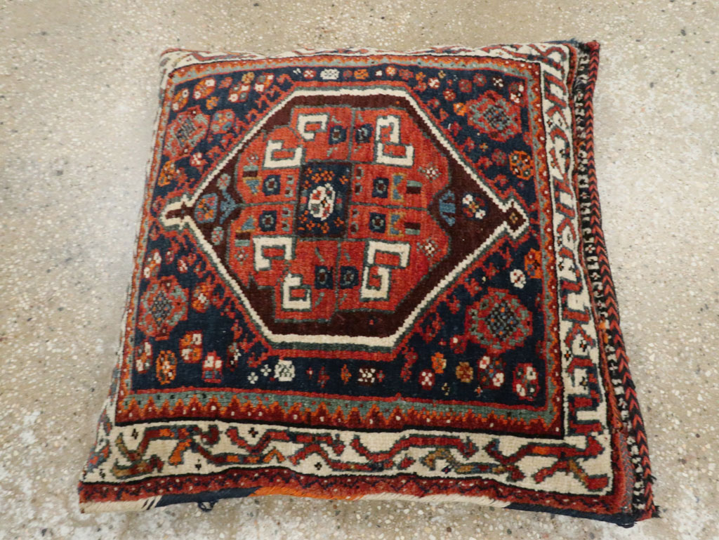 Antique Persian Northwest Bag Face Pillow, No.23640 - Gsblank