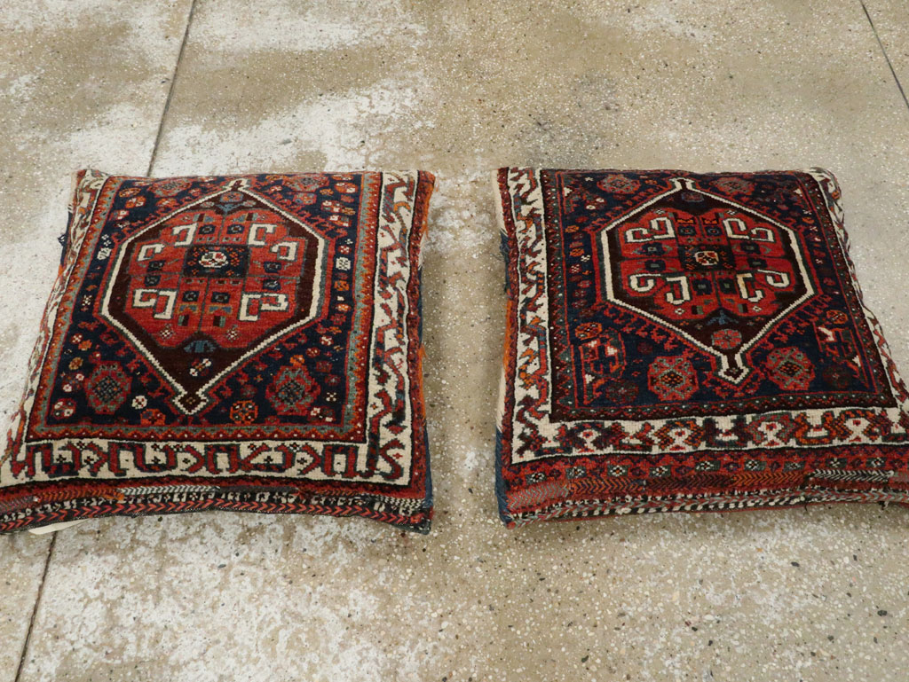 Antique Persian Northwest Bag Face Pillow, No.23640 - Gsblank