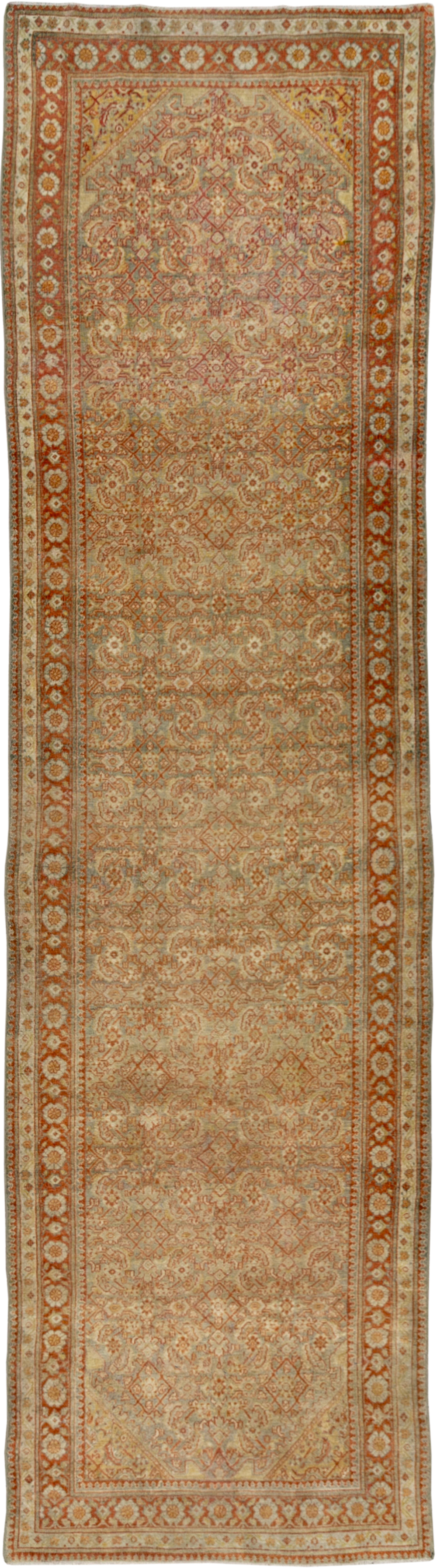 Antique Persian Malayer Runner, No.23646 - Gsblank