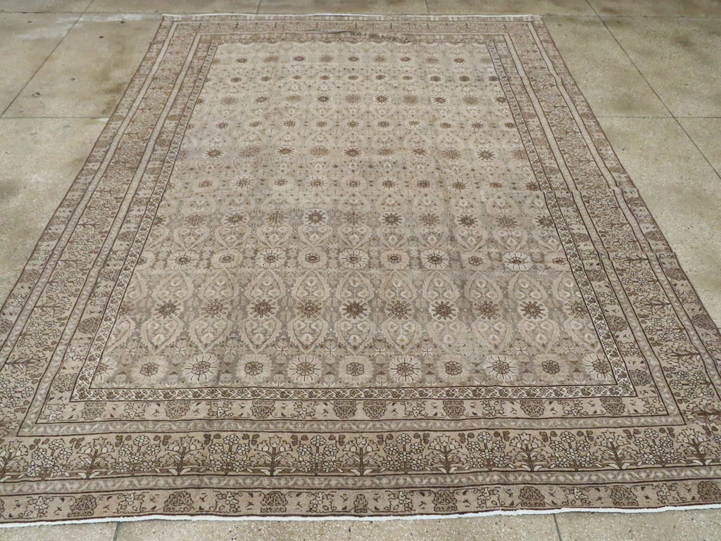 Antique Persian Tabriz Carpet, No.23647 - Gsblank