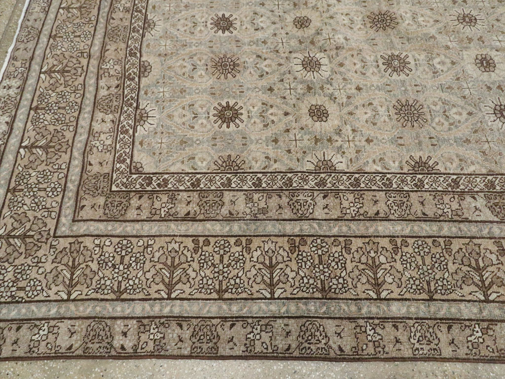 Antique Persian Tabriz Carpet, No.23647 - Gsblank