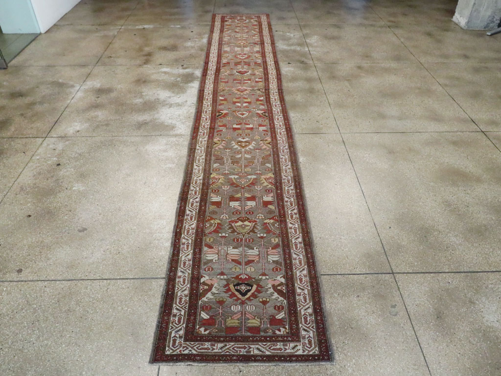 Vintage Persian Malayer Runner, No.23648 - Gsblank