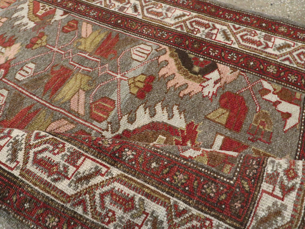 Vintage Persian Malayer Runner, No.23648 - Gsblank