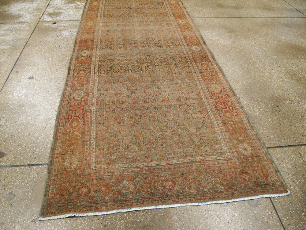 Antique Persian Senneh Malayer Runner, No.23651 - Gsblank