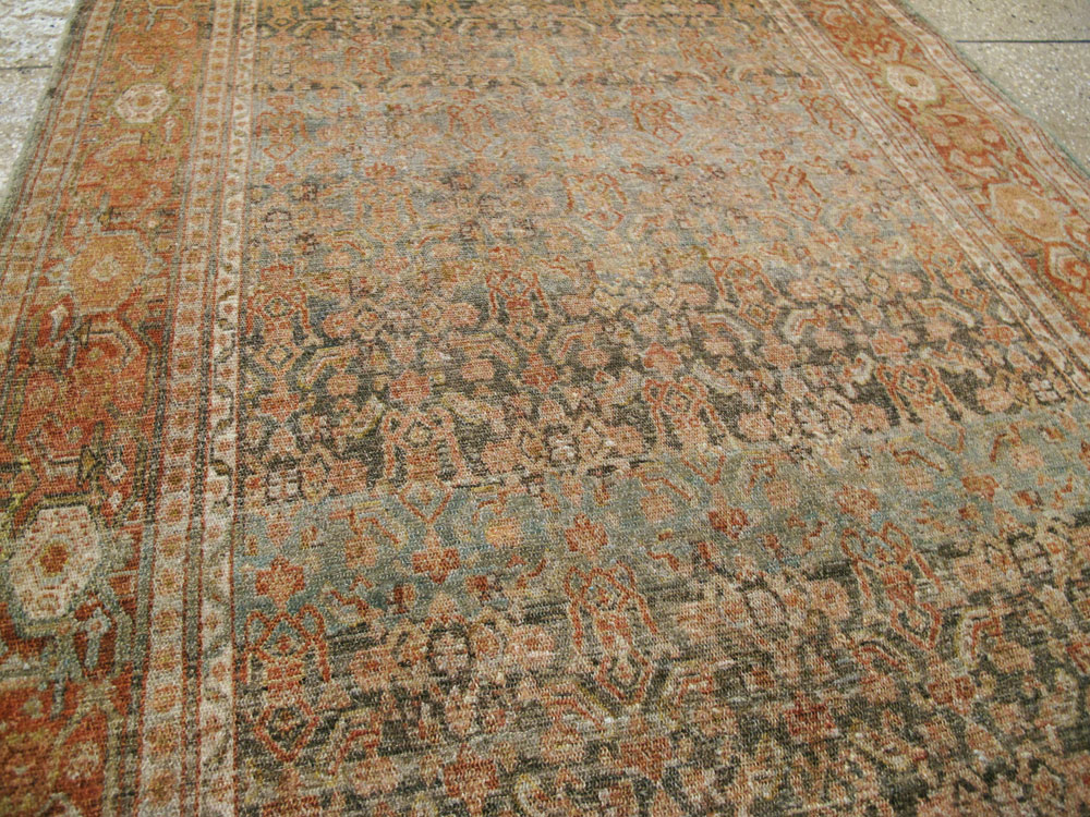 Antique Persian Senneh Malayer Runner, No.23651 - Gsblank