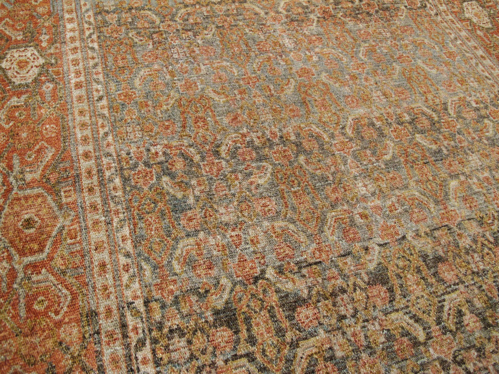 Antique Persian Senneh Malayer Runner, No.23651 - Gsblank