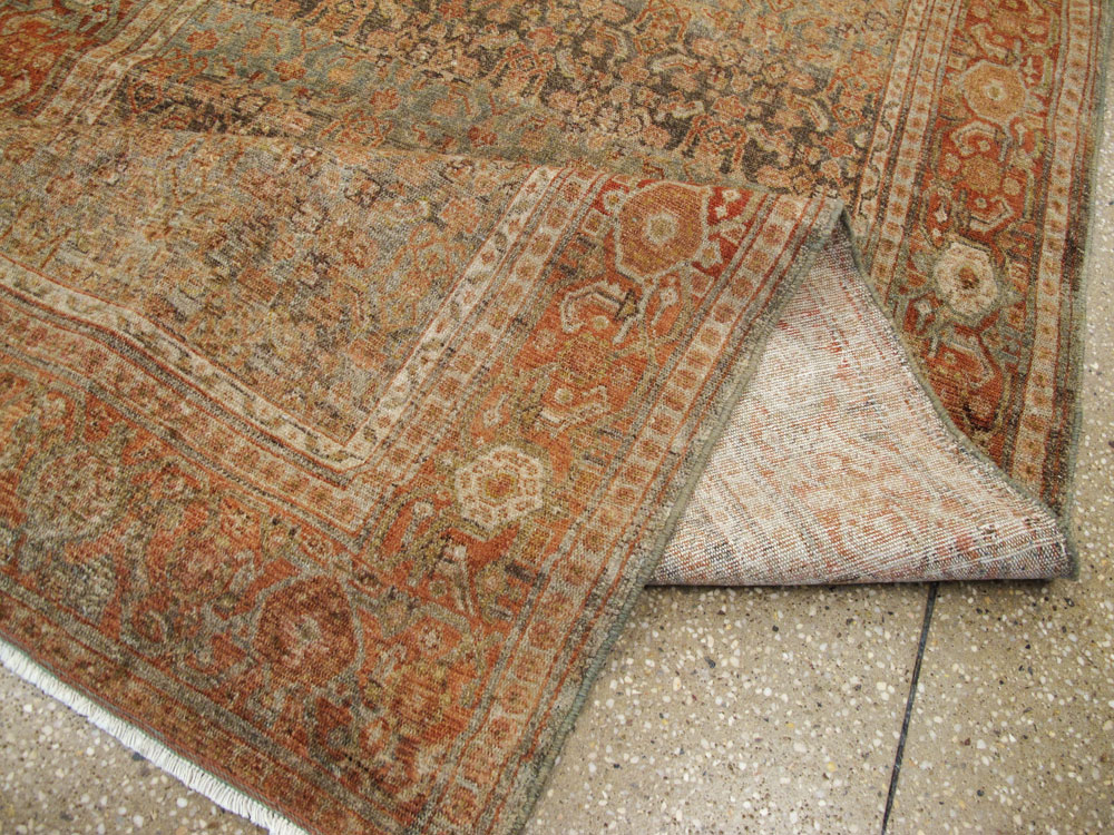 Antique Persian Senneh Malayer Runner, No.23651 - Gsblank