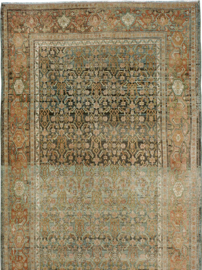 Antique Persian Senneh Malayer Runner, No.23651 - Gsblank