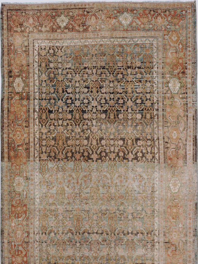 Antique Persian Senneh Malayer Runner, No.23651 - Gsblank