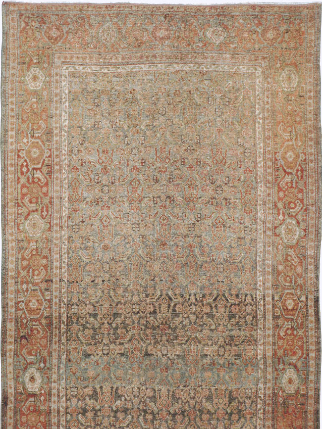 Antique Persian Senneh Malayer Runner, No.23651 - Gsblank