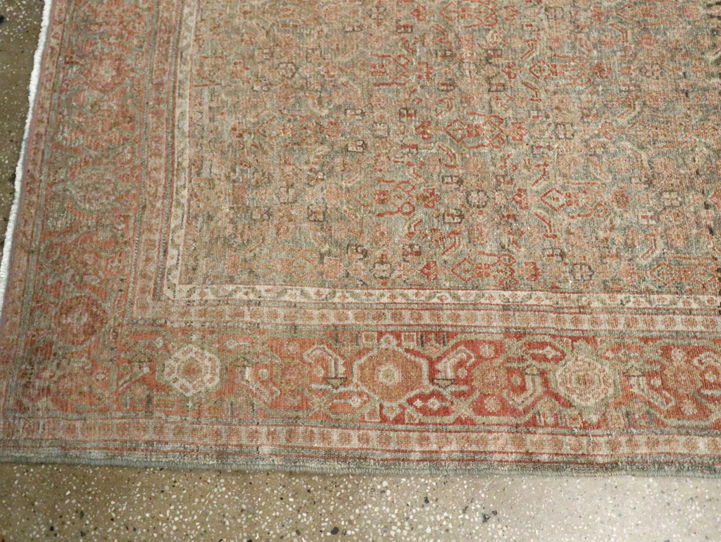 Antique Persian Senneh Malayer Runner, No.23651 - Gsblank