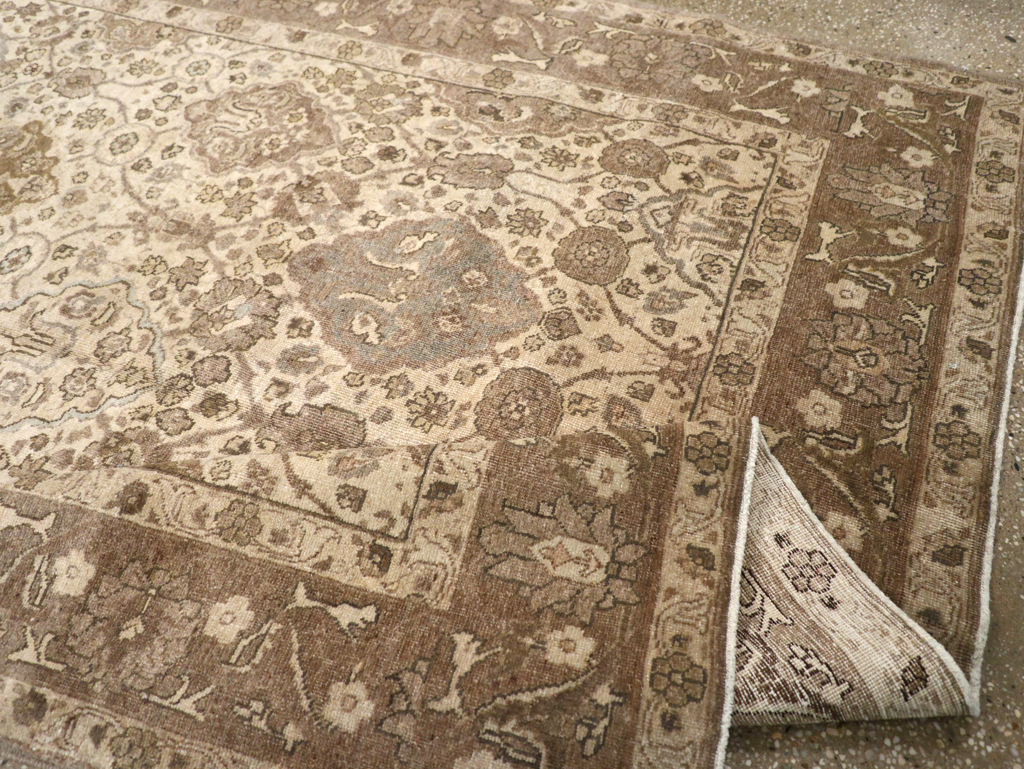 Antique Persian Tabriz Rug, No.23654 - Gsblank