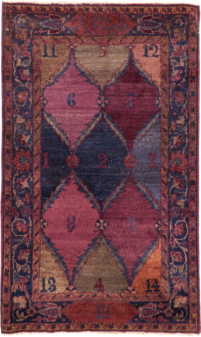 Vintage Persian Kashan Rug, No.23656 - Gsblank