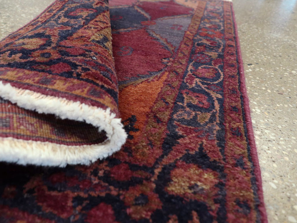 Vintage Persian Kashan Rug, No.23656 - Gsblank