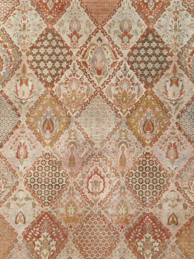 Vintage Persian Qazvin Carpet, No.23657 - Gsblank