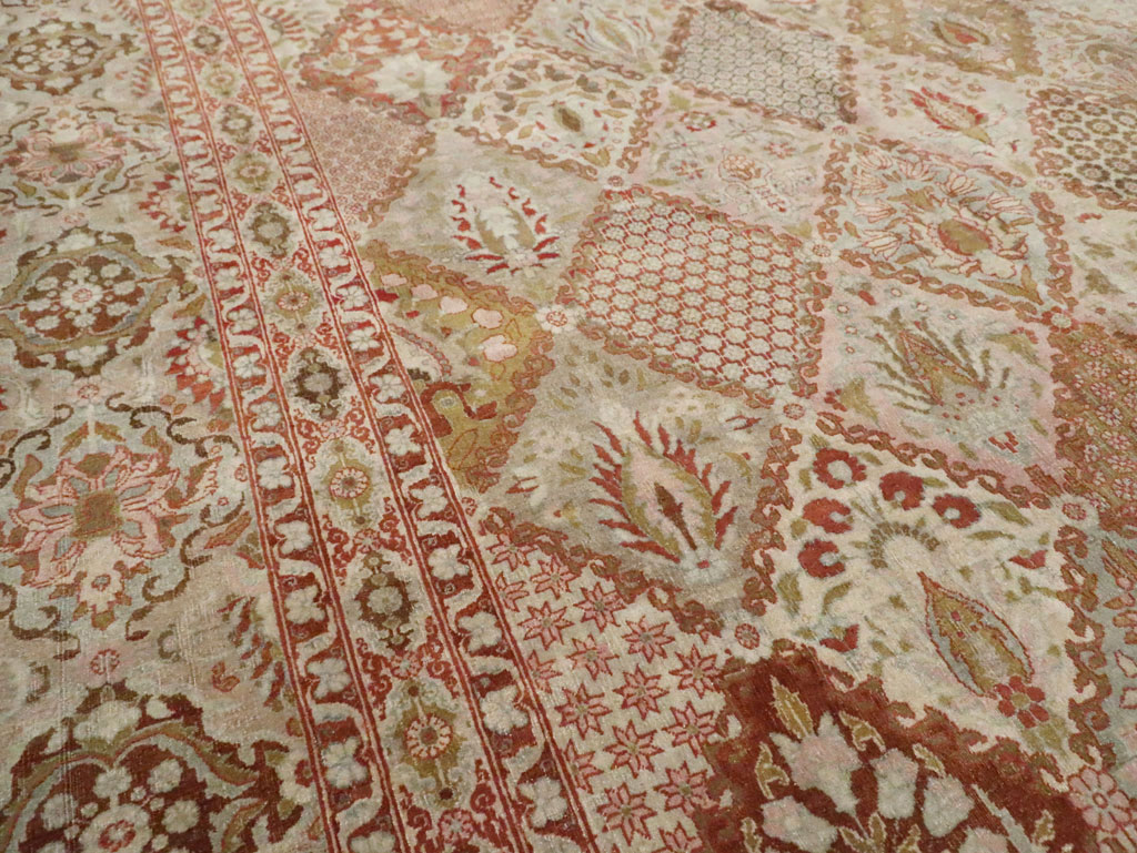 Vintage Persian Qazvin Carpet, No.23657 - Gsblank