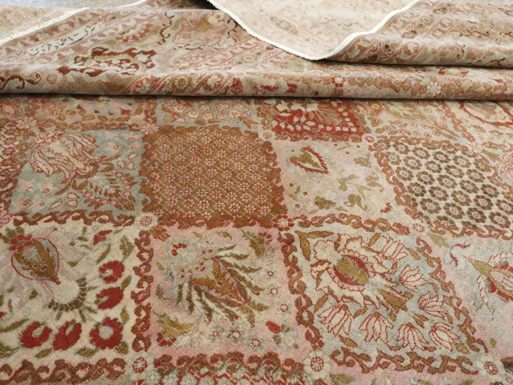 Vintage Persian Qazvin Carpet, No.23657 - Gsblank