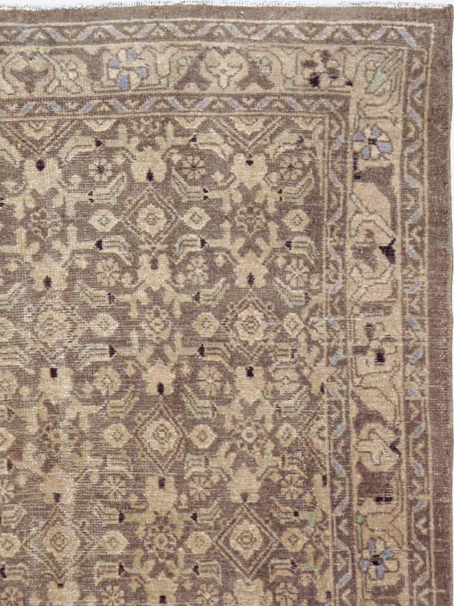 Vintage Persian Malayer Square Rug, No.23674 - Gsblank