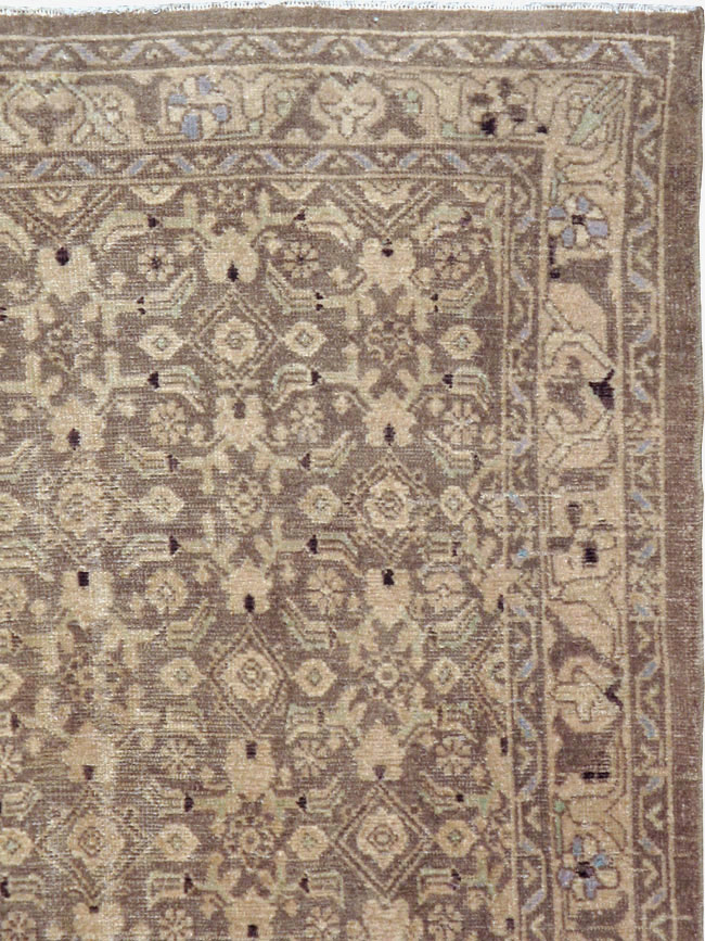 Vintage Persian Malayer Square Rug, No.23674 - Gsblank