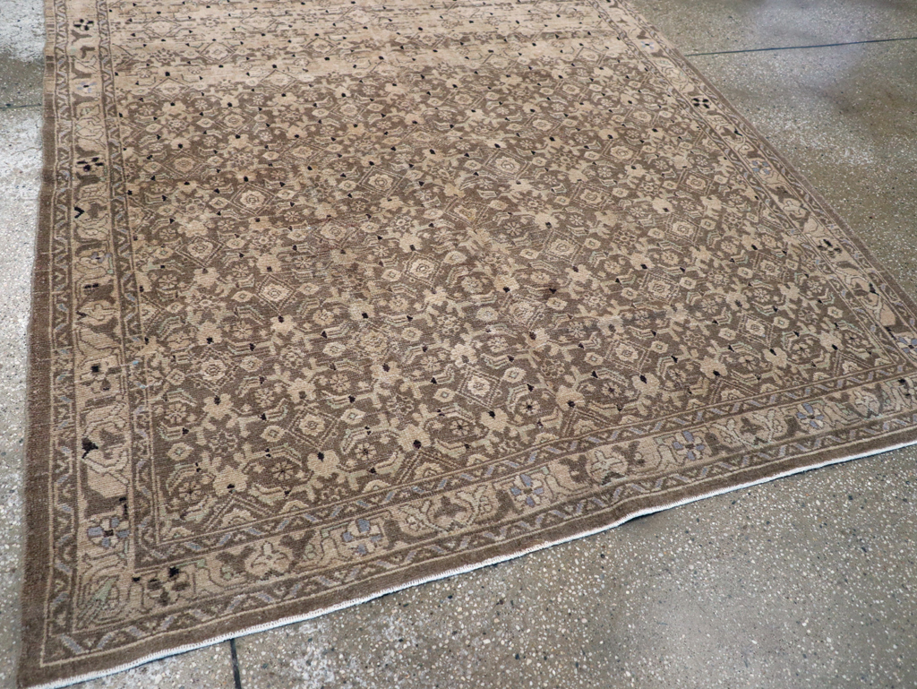 Vintage Persian Malayer Square Rug, No.23674 - Gsblank