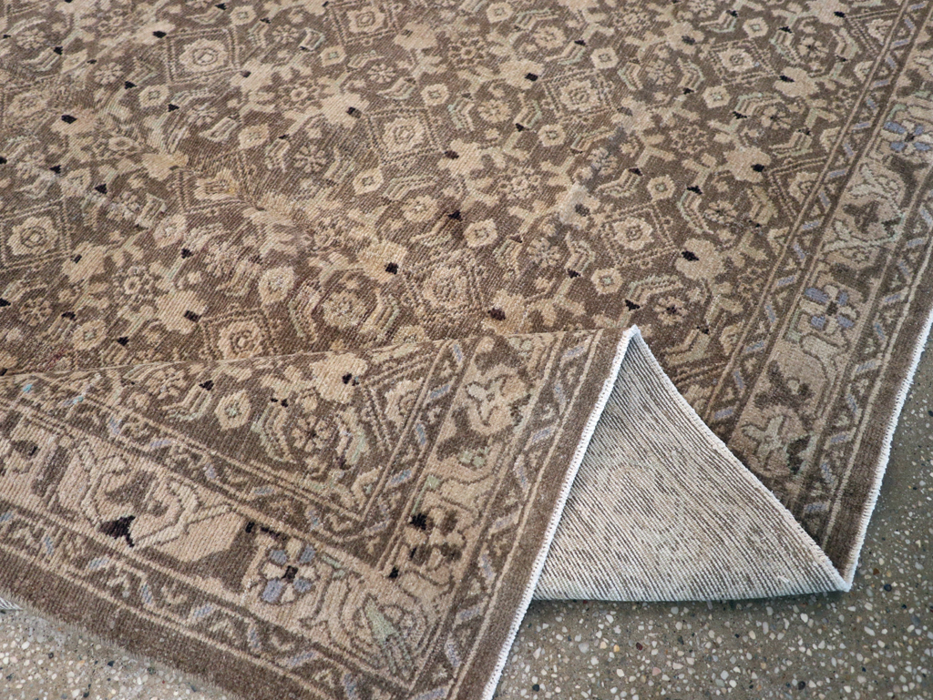 Vintage Persian Malayer Square Rug, No.23674 - Gsblank