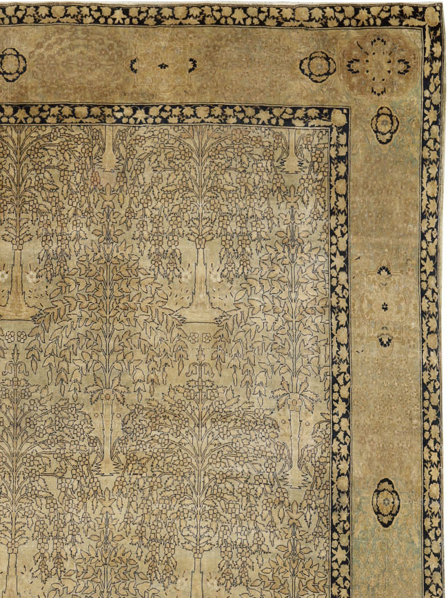 Antique Indian Lahore Carpet, No.23679 - Gsblank