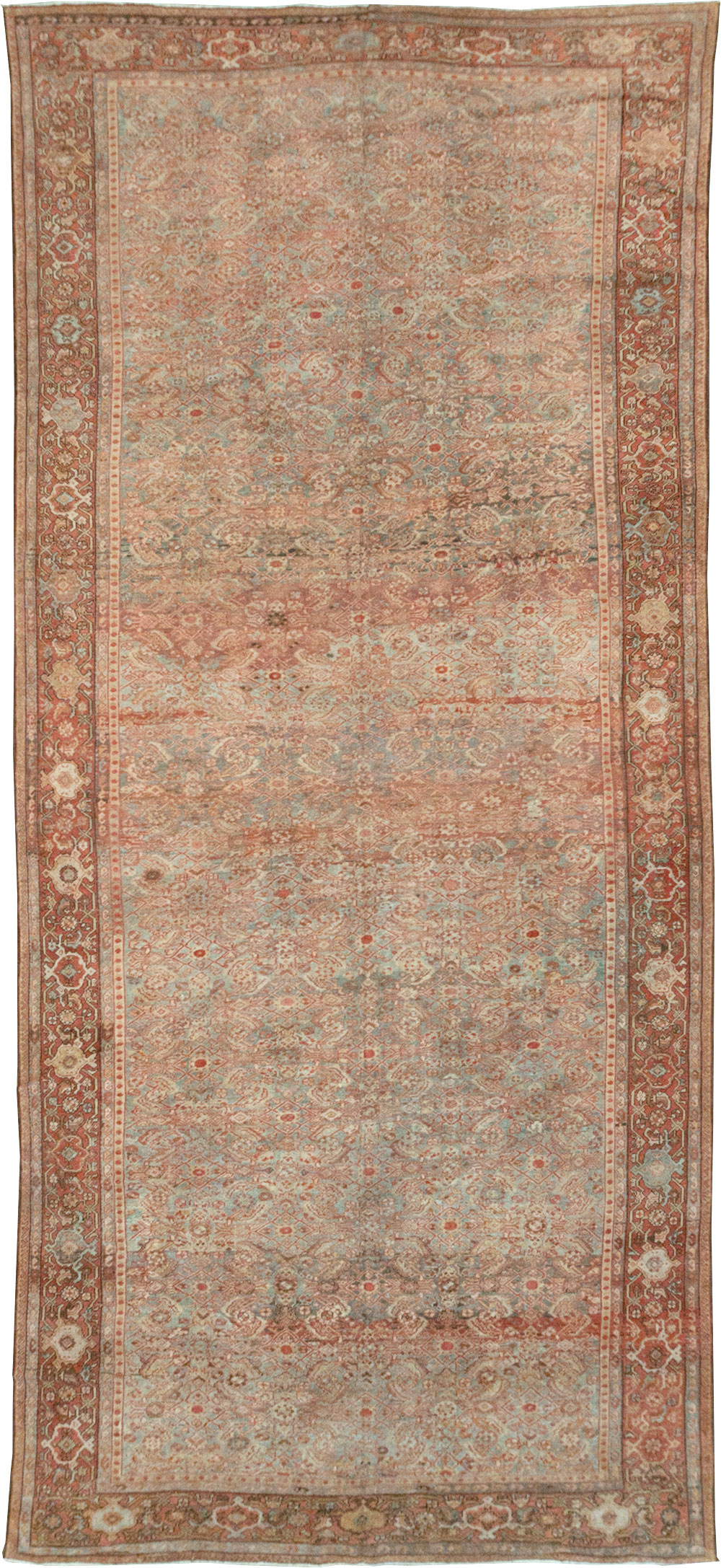 Antique Persian Mahal Carpet, No.23680 - Gsblank