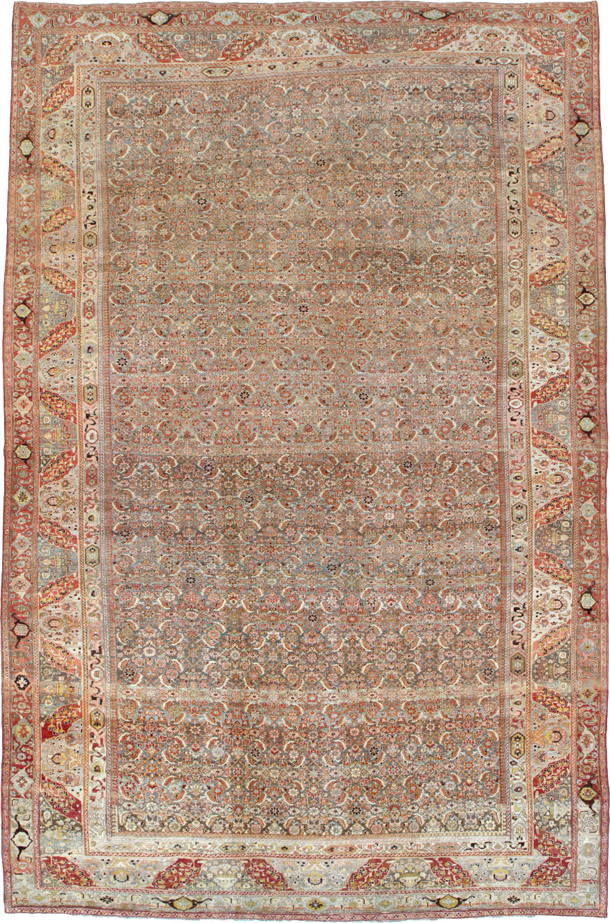 Antique Persian Bidjar Carpet, No.23684 - Gsblank
