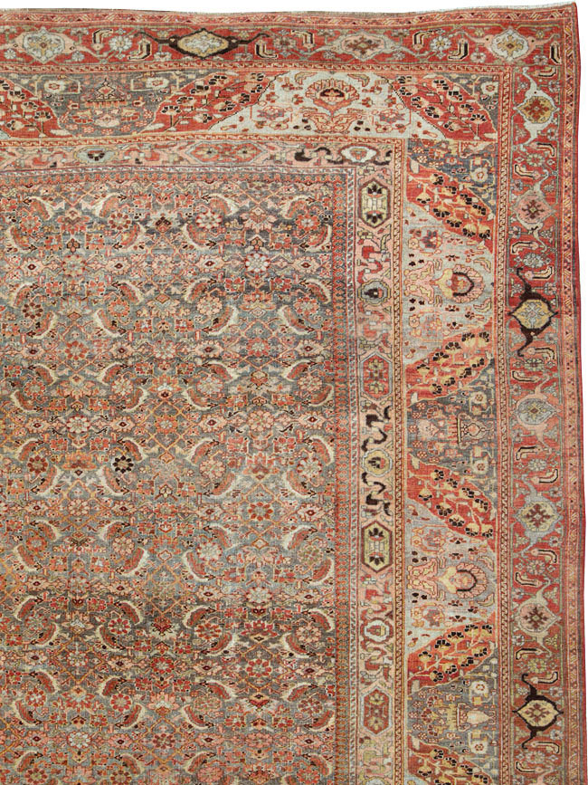 Antique Persian Bidjar Carpet, No.23684 - Gsblank