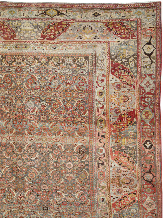 Antique Persian Bidjar Carpet, No.23684 - Gsblank