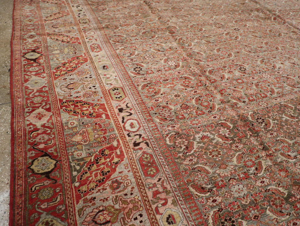 Antique Persian Bidjar Carpet, No.23684 - Gsblank