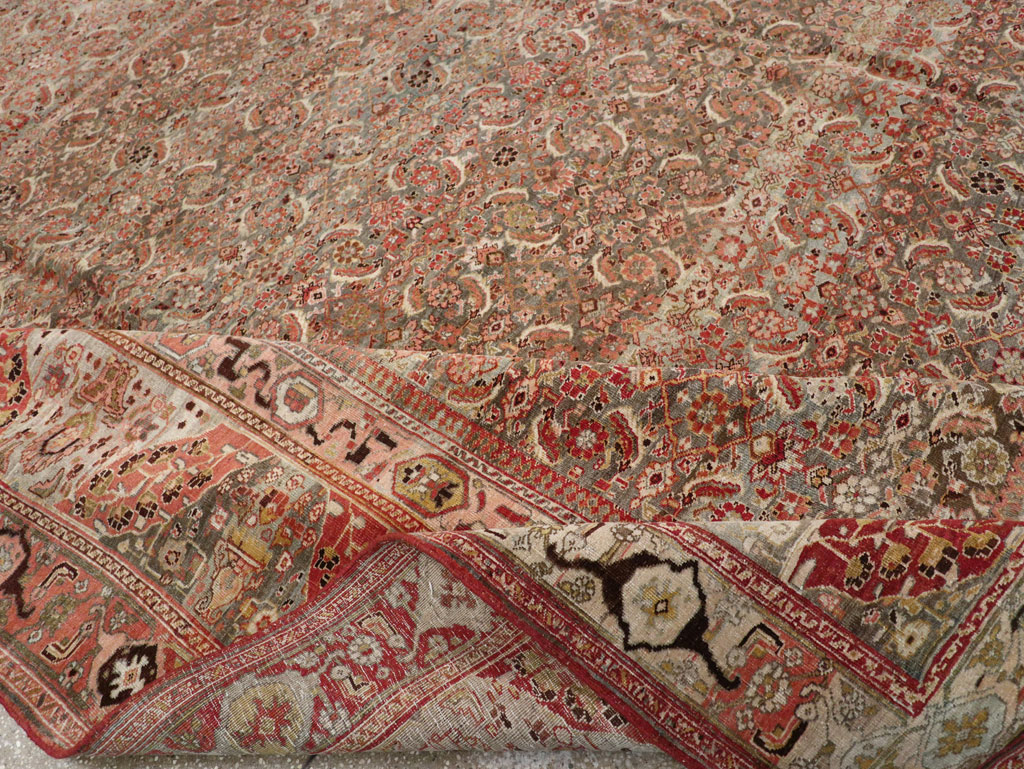 Antique Persian Bidjar Carpet, No.23684 - Gsblank