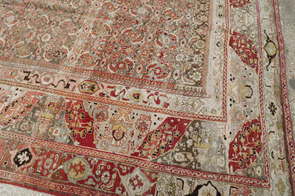 Antique Persian Bidjar Carpet, No.23684 - Gsblank