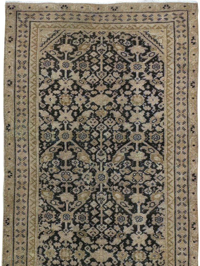 Vintage Persian Malayer Runner, No.23686 - Gsblank