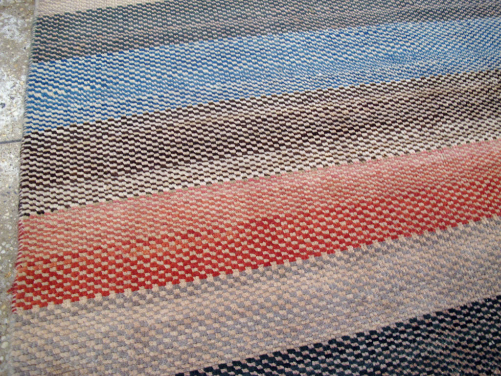 Vintage Persian Malayer Modernist Rug, No.23696 - Gsblank