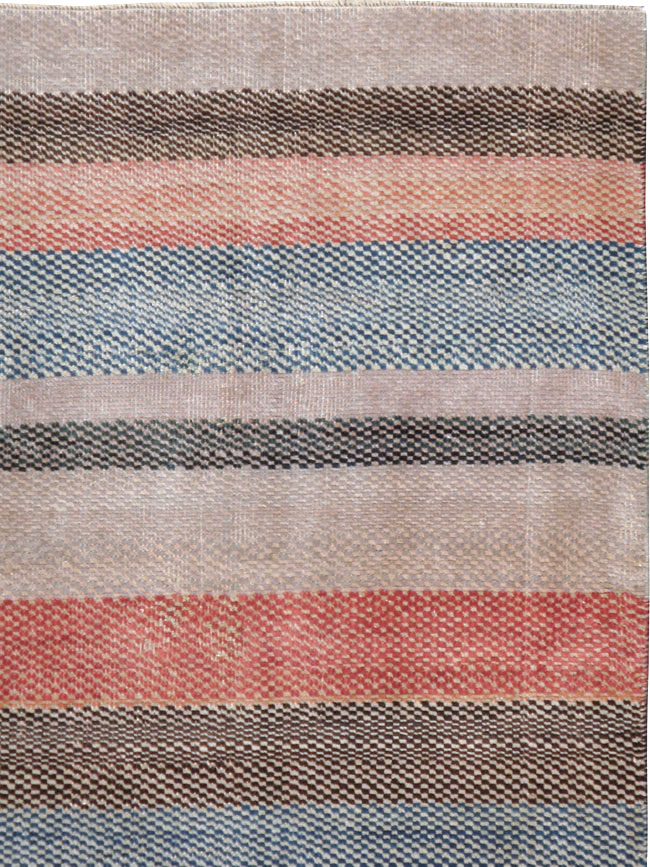 Vintage Persian Malayer Modernist Rug, No.23696 - Gsblank