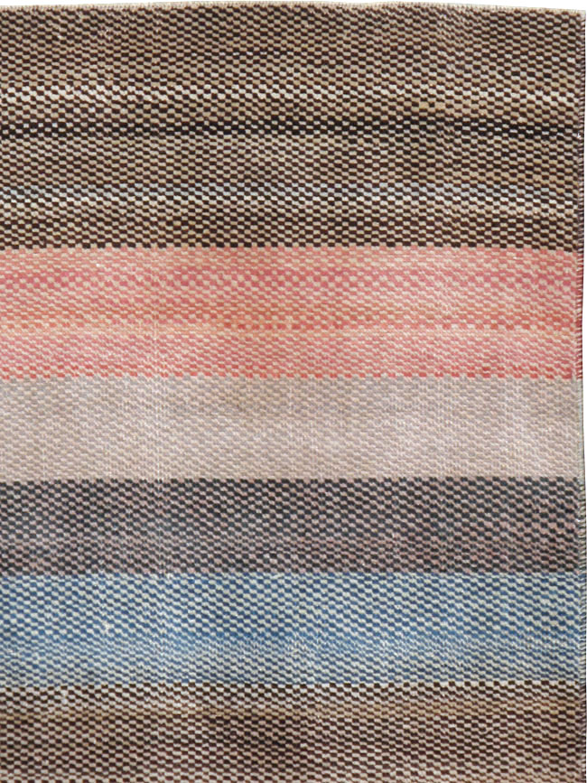 Vintage Persian Malayer Modernist Rug, No.23696 - Gsblank