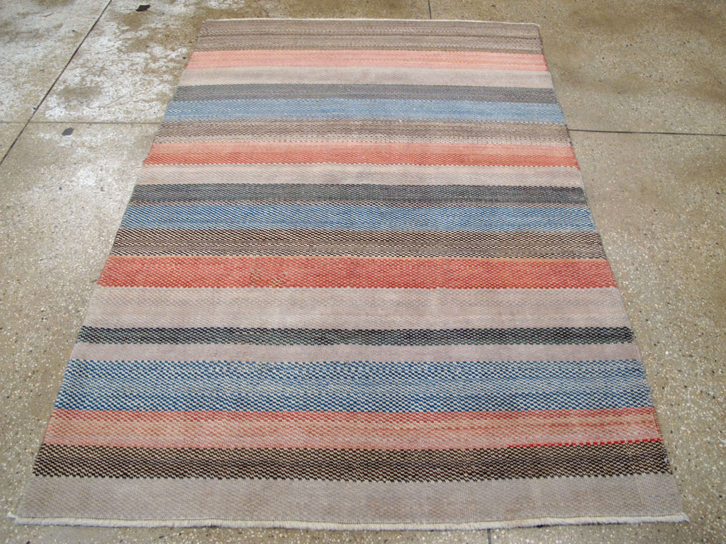 Vintage Persian Malayer Modernist Rug, No.23696 - Gsblank