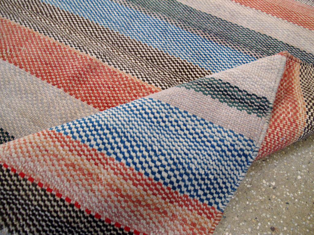 Vintage Persian Malayer Modernist Rug, No.23696 - Gsblank