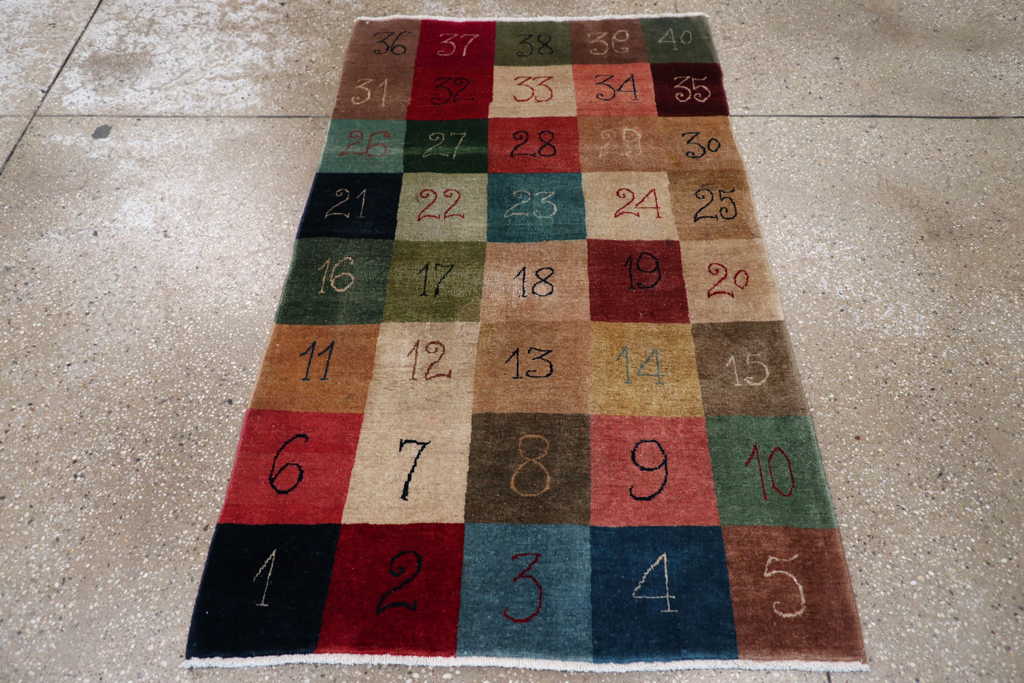 Vintage Persian Tabriz Rug, No.23697 - Gsblank